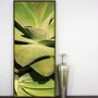 Quadro Decorativo Close Suculenta Verde 50x120 cm