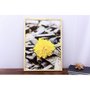 Quadro Decorativo com Impressão Personalizada Flor Amarela 50x70cm