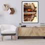 Quadro Decorativo com Moldura Preta Bonde Elétrico em Portugal