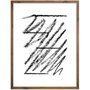 Quadro Decorativo Desenho Abstrato Riscos de Giz