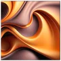Quadro Decorativo Efeito 3D com Moldura e Vidro Arte Moderna Colorida