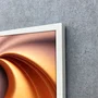 Quadro Decorativo Efeito 3D com Moldura e Vidro Arte Moderna Colorida