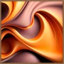 Quadro Decorativo Efeito 3D com Moldura e Vidro Arte Moderna Colorida