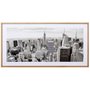 Quadro Decorativo em Preto e Branco Empire State Building em Nova York 100x50cm