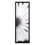 Quadro Decorativo em Preto e Branco Floral II 30x90cm