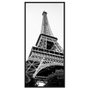 Quadro Decorativo em Preto e Branco Paris Torre Eiffel 70x140cm