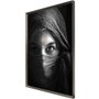 Quadro Decorativo Fotografia Faces Retrato Mulher com Véu - Escolha o Tamanho