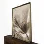 Quadro Decorativo  Folhas de Palmeiras com Moldura Laqueada Chanfrada 95x145 cm