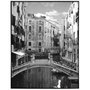 Quadro Decorativo Grande Paisagem Ponte Sobre Canal em Veneza 90x120 cm