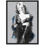 Quadro Decorativo Ilustração Marilyn Monroe Símbolo de Beleza 50x70cm