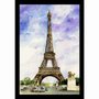 Quadro Decorativo Ilustração Torre Eiffel em Paris 20x30cm