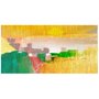 Quadro Decorativo Multicolorido Tela Abstrata V - 120x60cm