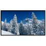 Quadro Decorativo Paisagem Montanha com Neve e Árvores 150x80cm
