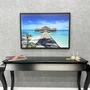 Quadro Decorativo Paisagem Praia Cabanas Sobre o Mar 100x70cm