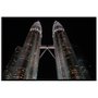 Quadro Decorativo Petronas Twin Towers Arranha-Céus em Kuala Lumpur 140x100cm
