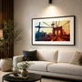 Quadro Decorativo Ponte do Brooklyn Nova York 80x50cm