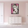 Quadro Decorativo Poster 3D Decorativo Marilyn Monroe Piscando 50x70cm