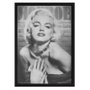 Quadro Decorativo Poster 3D Marilyn Monroe com Colar de Brilhantes 50x70cm