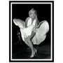 Quadro Decorativo Poster 3D Marilyn Monroe Vestido Esvoaçante 50x70cm