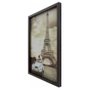 Quadro Decorativo Poster 3D Paris a Cidade do Amor Torre Eiffel 50x70cm