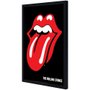 Quadro Decorativo Poster Banda The Rolling Stones s/ Vidro 60x90cm