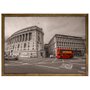 Quadro Imagem com Moldura e Vidro Londres Red Bus 30x20 cm