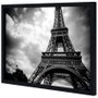 Quadro Decorativo com Moldura e Vidro Torre Eiffel Paris 90x60cm