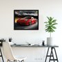 Quadro Decorativo Poster Ferrari 430 Scuderia s/ Vidro 50x40cm