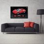 Quadro Decorativo Poster Ferrari Enzo s/ Vidro 90x60cm