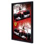 Quadro Decorativo Poster Ferrari F1 s/ Vidro 60x90cm