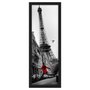 Quadro Decorativo Poster Londres Torre Eiffel - La Veste Rouge s/ Vidro 55x160cm