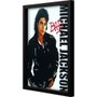 Quadro Decorativo Poster Michael Jackson Bad s/ Vidro 40x50cm