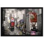 Quadro Decorativo Poster Nova York Times Square s/ Vidro 140x100cm