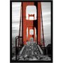 Quadro Decorativo Poster Ponte Golden Gate em San Francisco s/ Vidro 60x90cm