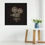 Quadro Decorativo Retrô Cinema Projetor Antigo 40x40cm
