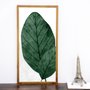 Quadro Decorativo Rústico Folhas Verdes 50x100cm