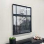 Quadro Decorativo Urbano Preto e Branco com Moldura Chanfrada - Escolha o Tamanho