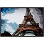 Quadro Decorativo Vista Inferior Torre Eiffel Ícone Mundial da França: Qualidade sem Igual
