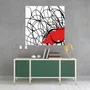 Quadro em Canvas Tela Decorativa Abstrata Arte Moderna B - 50x50cm