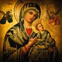 Quadro em Canvas Tela Decorativa Maria Mãe de Jesus 60x60cm