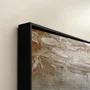 Quadro em Tela Canvas Abstrata Moderna com Moldura Preta Arte Contemporânea