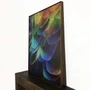 Quadro em Tela Canvas Arte Abstrata Penas de Arara Coloria Elegânte 90x120 CM