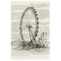 Quadro em Tela Decorativa Desenho London Eye 60x90cm