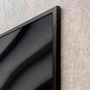 Quadro Estilo Relevo 3D em Ondas Fluidas Abstrato Moderno com Moldura e Vidro
