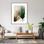 Quadro Floral Moderno com Moldura Chanfrada Bronze 60x80 cm