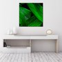Quadro Folhas Verdes Decorativo por Dorival Moreira 80x80 cm