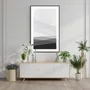 Quadro Geométrico Abstrato em Preto e Branco - Escolha o Tamanho