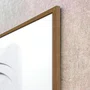 Quadro Geométrico Abstrato Moderno Design e Contraste com Moldura e Vidro