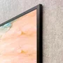 Quadro Mármore de Luxo Abstrato Tons Suaves e Elegantes com Moldura e Vidro