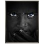 Quadro Menina Africana Retrato Expressão Artística - Decoração Encantadora
